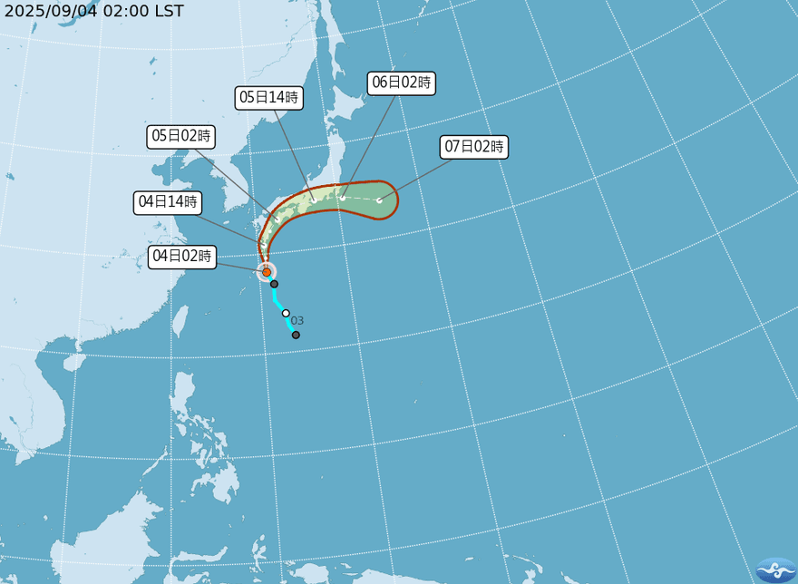 琵琶颱風生成「朝日本移動」　週末水氣增多雨彈掃全台