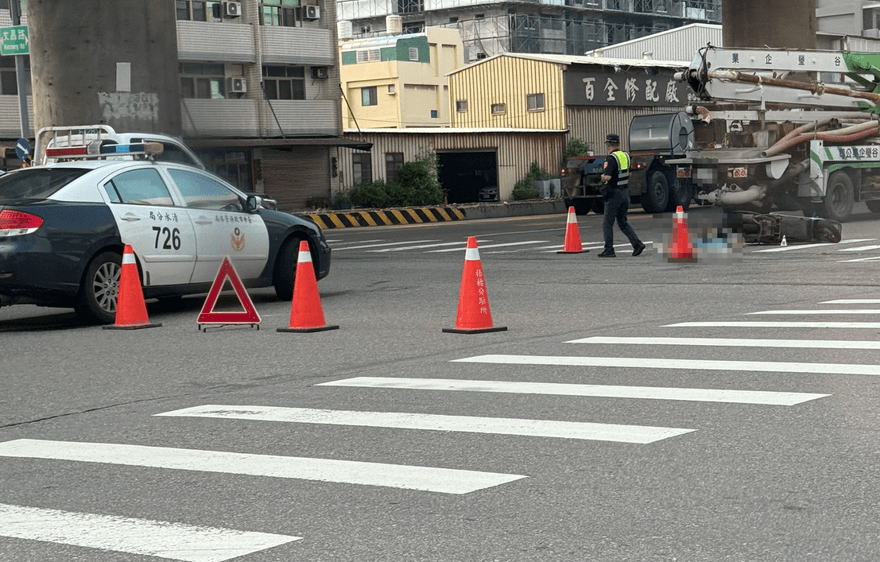 台中死亡車禍！70歲婦騎車擦撞聯結車　捲輪下慘死