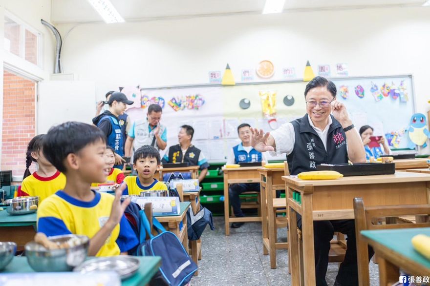 投資教育就是投資未來　張善政堅持學童營養午餐品質
