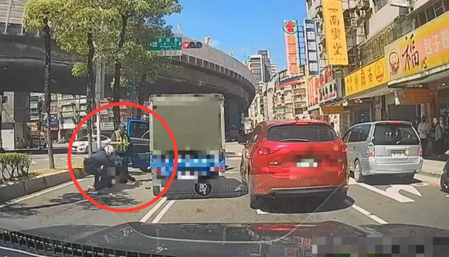 影/小貨車駕駛疑毒駕車停路中　警攔查拒檢衝撞遭逮
