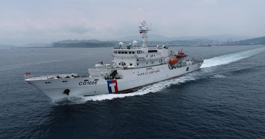 主持第四艘千噸級海巡艦交艦　蕭美琴：和平從來不是理所當然