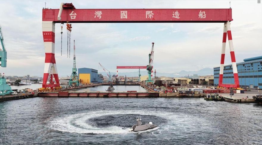 台船自製奮進魔鬼魚號無人船　國內首獲美驗船協會認證