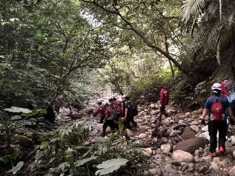 南投東照山傳山難！59歲男獨攀墜10米深谷　脊椎重傷送醫