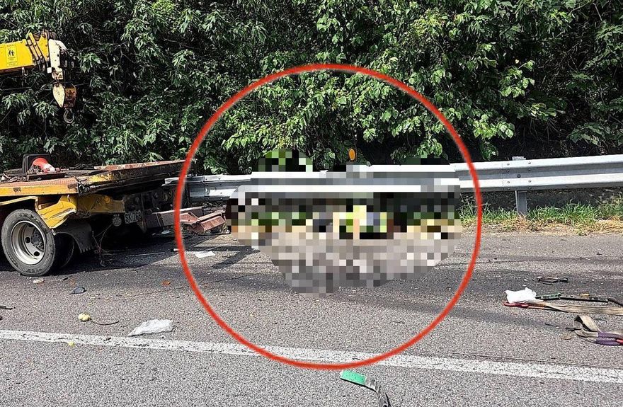 影/國3慘亡噩耗！拖吊車遭大車撞擊　司機「人剩下一半」