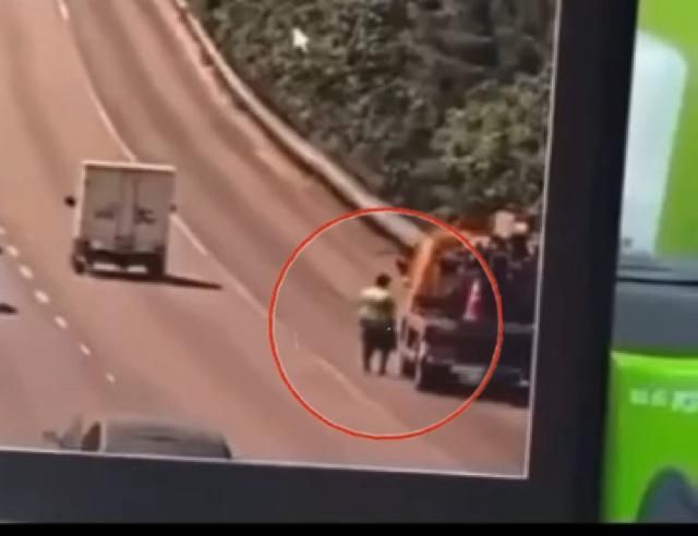 影/斷魂瞬間！國3「拖吊車司機連人帶車出事」畫面太驚悚