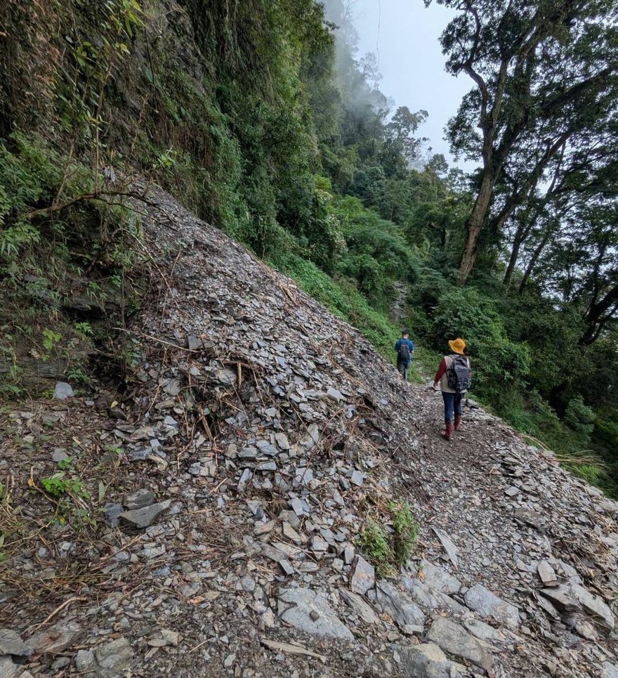 豪雨釀屏東北大武山步道多處崩塌搶修　最快10/1對外開放