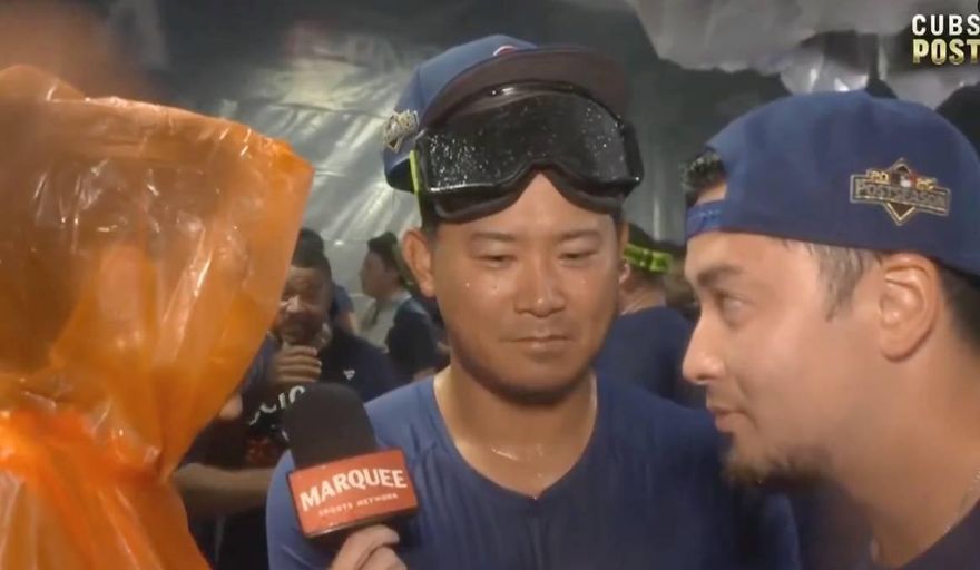 MLB/小熊重返季後賽！今永昇太嗨喊：香檳用皮膚吸收最好