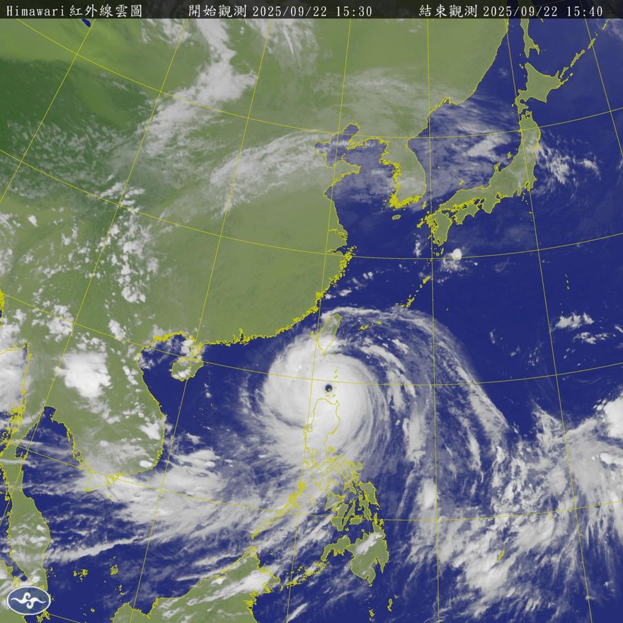 樺加沙暴風圈觸及恆春半島　氣象署：最快明日解除陸警