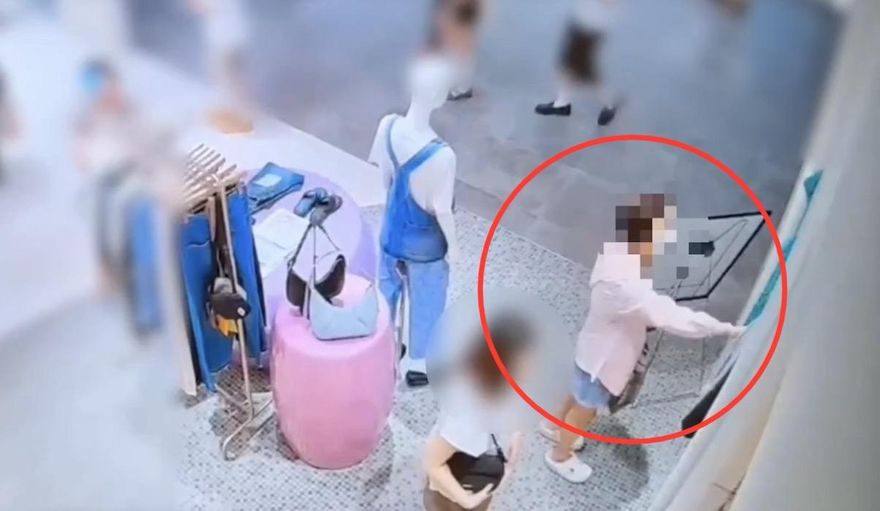 影/南港LaLaport內10店家接連遭竊　女賊遭逮辯「全忘了」