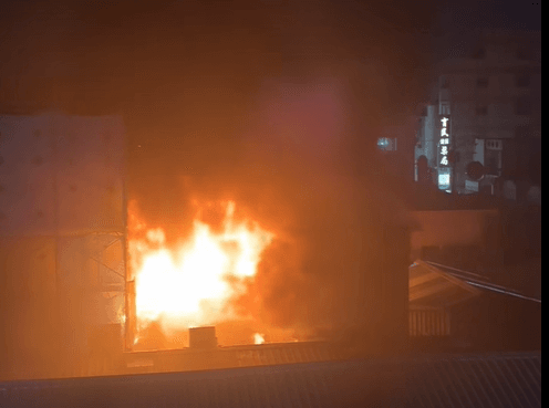 連假驚魂！彰化二林第一市場爆火警　火勢得到控制
