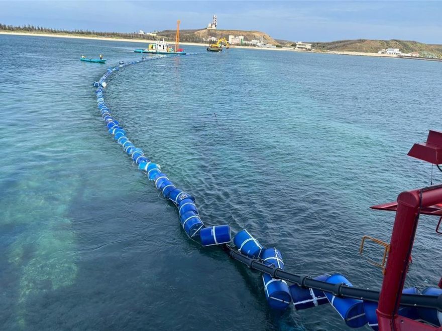 影/等了3年終於！澎湖海底電纜完工　桶盤地區正式通電