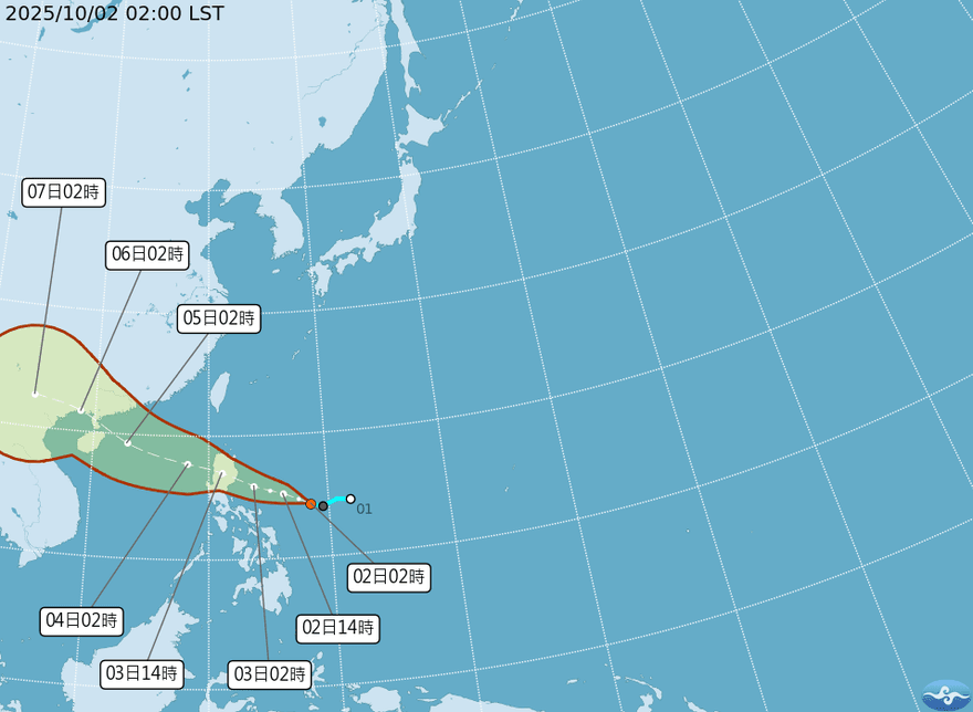 準颱風麥德姆最快今生成　10/3雨彈襲花東屏