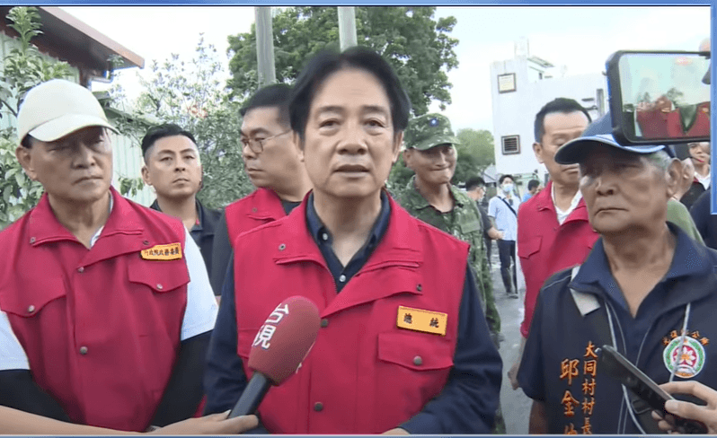 影/賴清德花蓮勘災加碼：房屋修繕金每戶補助20萬元！