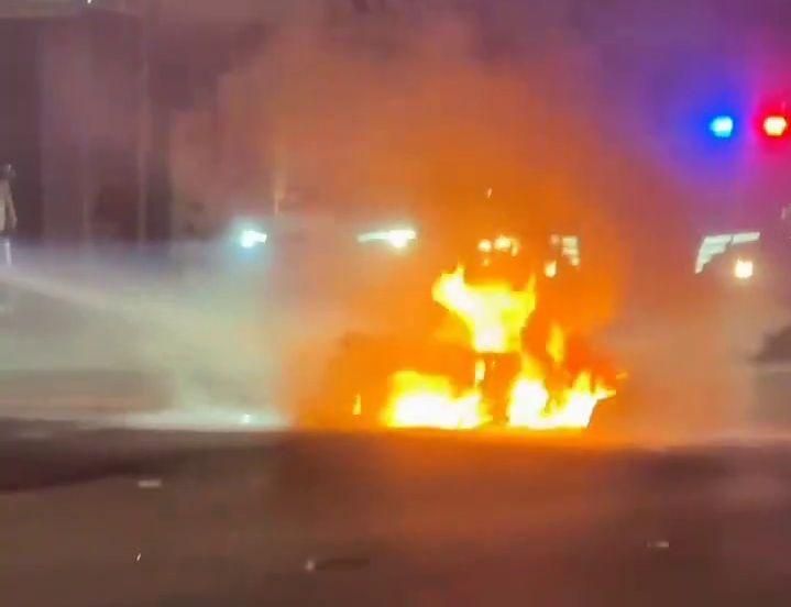 影/火球閃現添醉意！台南「機車狂燃」女騎士驗出酒駕