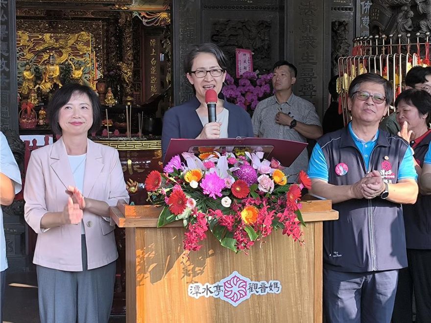 蕭美琴：台灣有地緣政治危機「心存善念」保佑共度難關