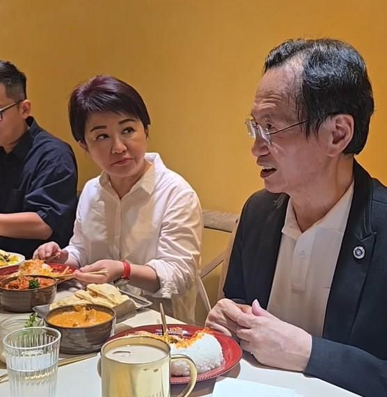 國民黨主席之爭倒數　蔡志弘拜會盧秀燕聊國際美食