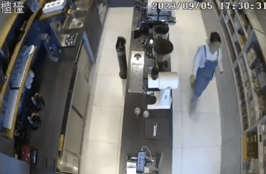嘉義新港5.5極淺層地震！咖啡店員工急逃離廚房　騎士閃避晃動紅綠燈