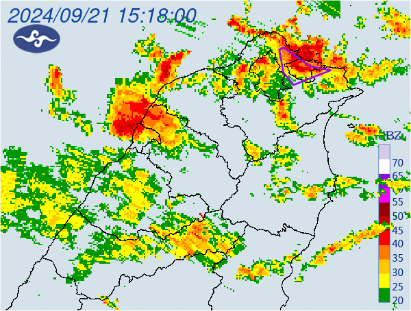 快訊/雷雨南北雙炸！3縣市國家級警報　10縣市大雨下到入夜