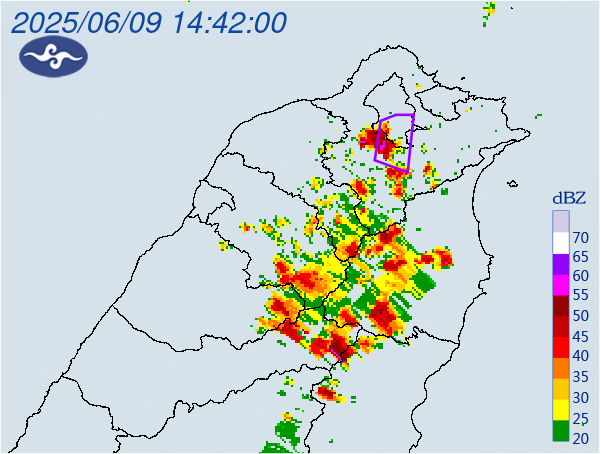 台北多區大雷雨警報　文山區時雨量恐達20毫米