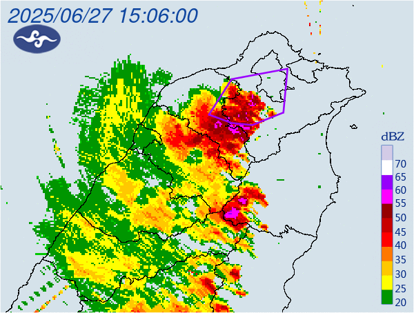 國家警報響！北北桃雷雨炸到傍晚　新北3溪流恐暴漲