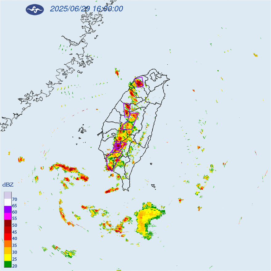 雷雨北上！8縣市收假接雨彈　中崙4號橋時雨量達警戒