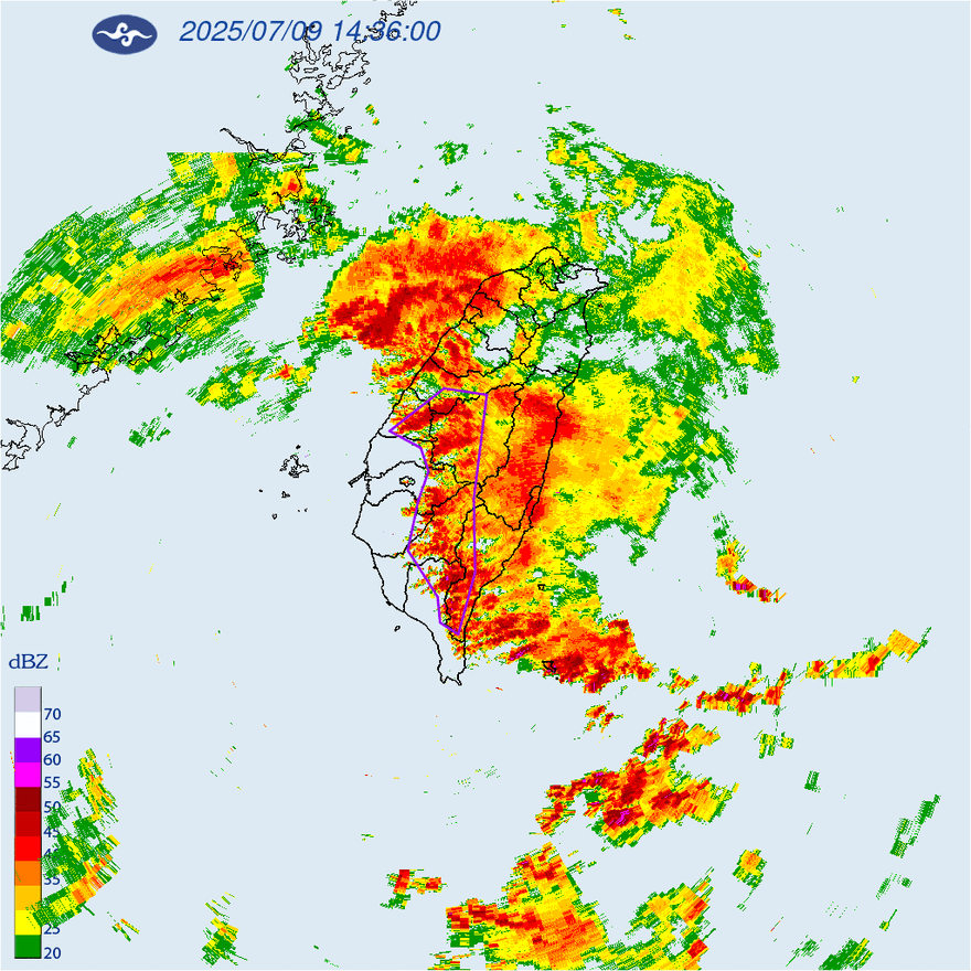 暴雨不停歇！18縣市豪雨特報　南投水灌到發紅
