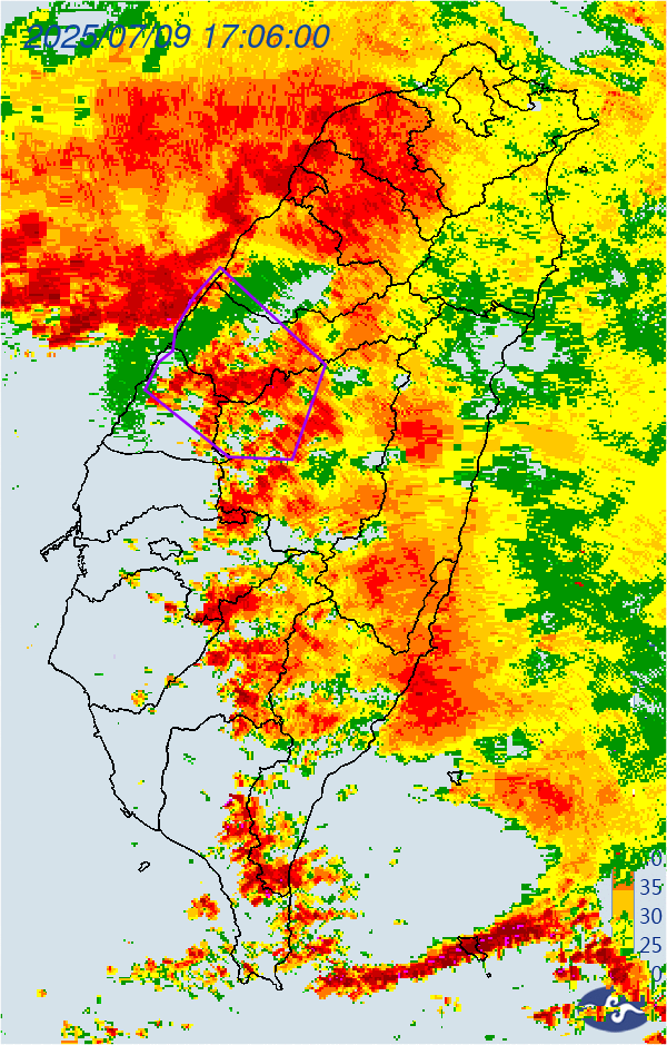 下班防變落湯雞！大雷雨再炸苗中彰投　警戒1.5小時