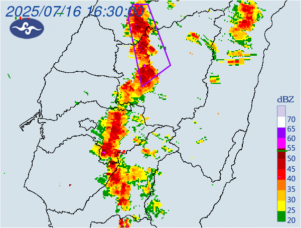 下班帶傘！中部18區雷雨轟1小時　頭汴坑溪防暴漲