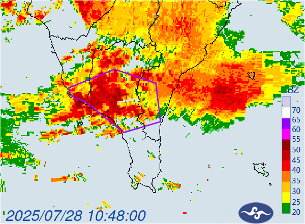 大雷雨猛炸7縣市！慎防劇烈降雨、雷擊　示警區域曝光
