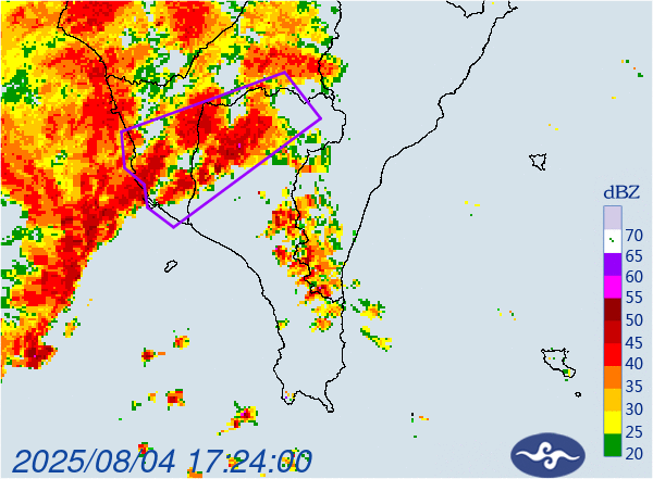 雷雨夜炸高屏！警戒1小時　屏東3溪流國家警報響