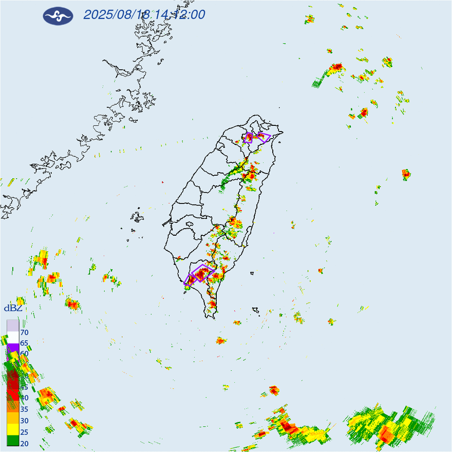 國家警報響！4縣市大雷雨狂炸　宜蘭、新北多條溪流暴漲