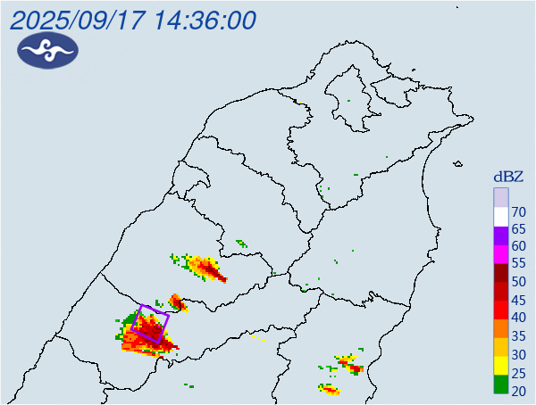 午後雷雨殺到！台中4地防冰雹、9級強陣風　雨灌1小時