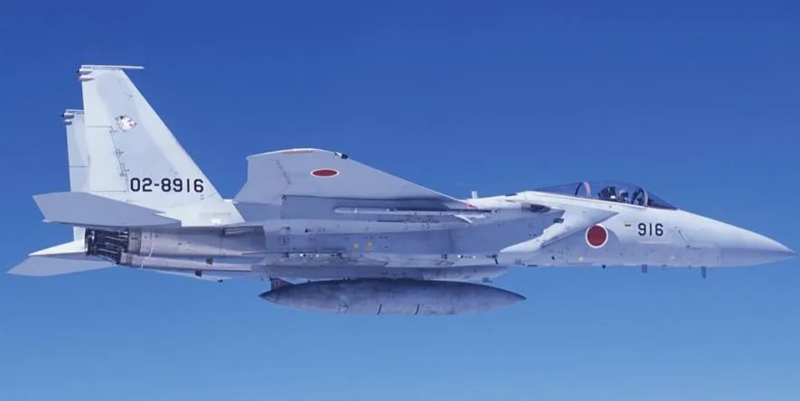日本F-15戰機。(圖/翻攝日本航空自衛隊網站)