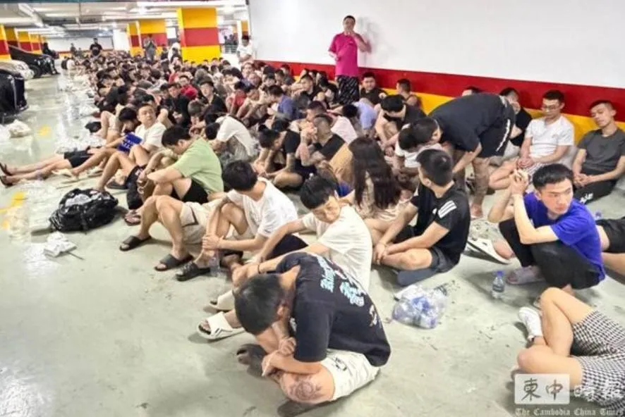 柬埔寨逮捕311名外籍涉案人士，其中台灣籍人士高達182人。（圖／翻攝《柬中時報》）