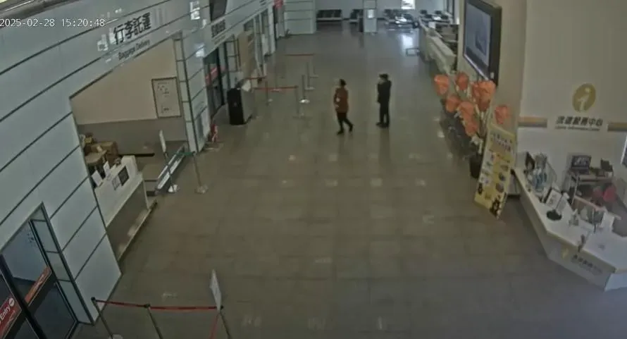 北竿航空站外候機室。（圖／翻攝自MFK北竿航空站）