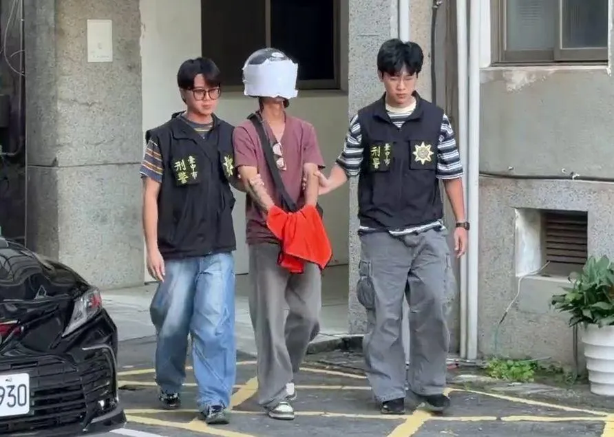 林姓男子涉犯殺人罪嫌重大,檢察官聲押獲台中地方法院裁准羈押,但未禁見。(圖/中天新聞)