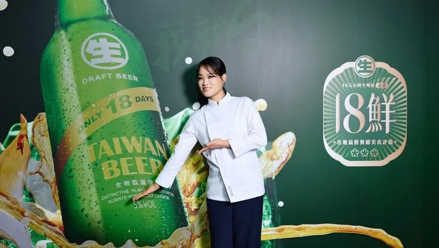 鄭智善曝好酒量，透露自己喝啤酒從沒醉過。（圖／台灣啤酒 提供）