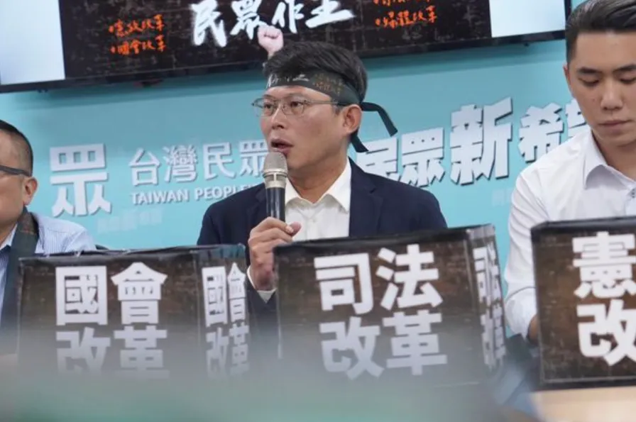 民眾黨主席黃國昌倡議芬蘭使用核廢料處置嶄新技術「深孔地質處置（DBD）」。（圖/民眾黨提供）