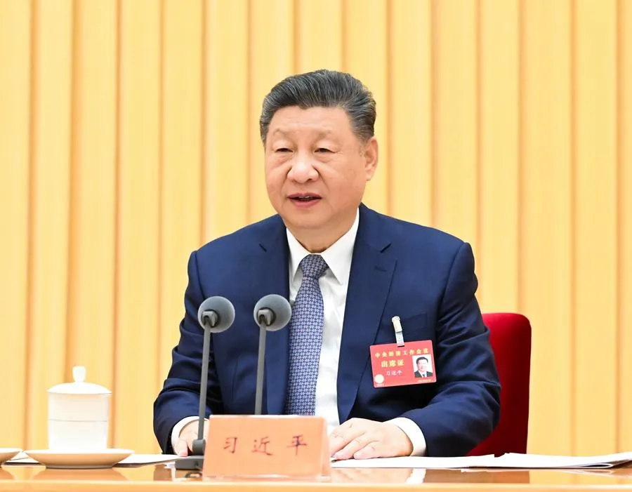 大陸國家主席習近平。(圖/翻攝《央視新聞》)