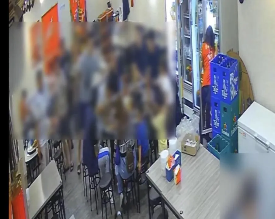 案發時的畫面。(圖/警方提供)