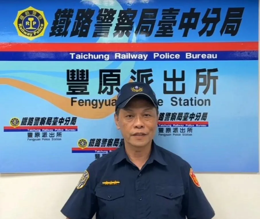 豐原派出所副所長梁金憲。(圖/警方提供)