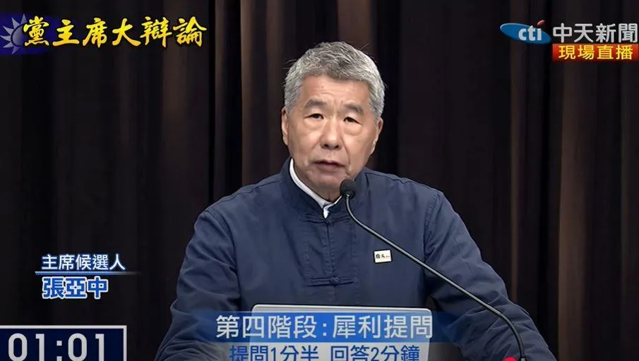 張亞中。（圖／中天新聞）
