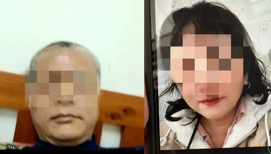 朱女(右)與喪命的男友李男(左)。(圖/翻攝畫面)