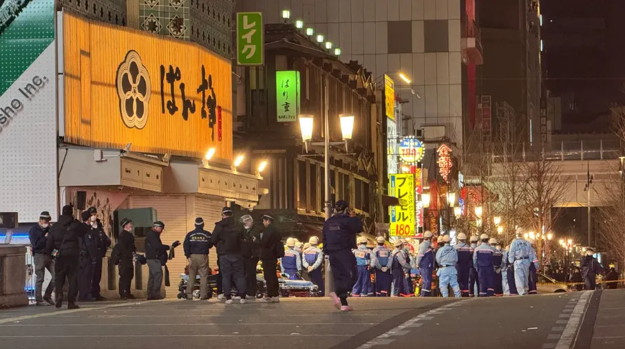 警方封鎖案發現場。(圖/NNN)