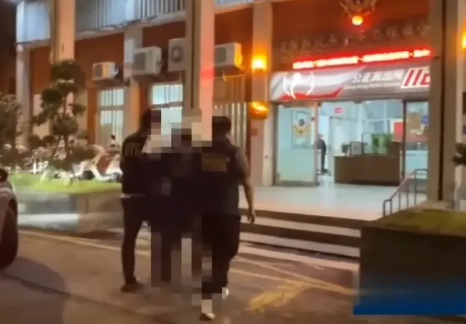 兇嫌到案。（圖/警方提供）