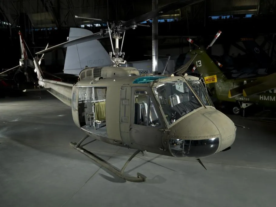 圖為展示的UH-1Ｈ直升機。（示意圖／翻攝National Air and Space Museum）
