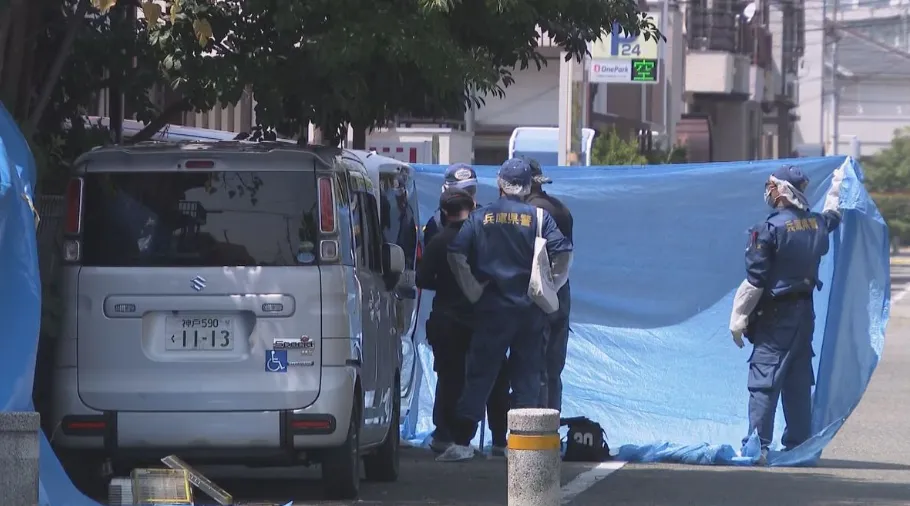 警方在案發現場作業。（圖／NNN）