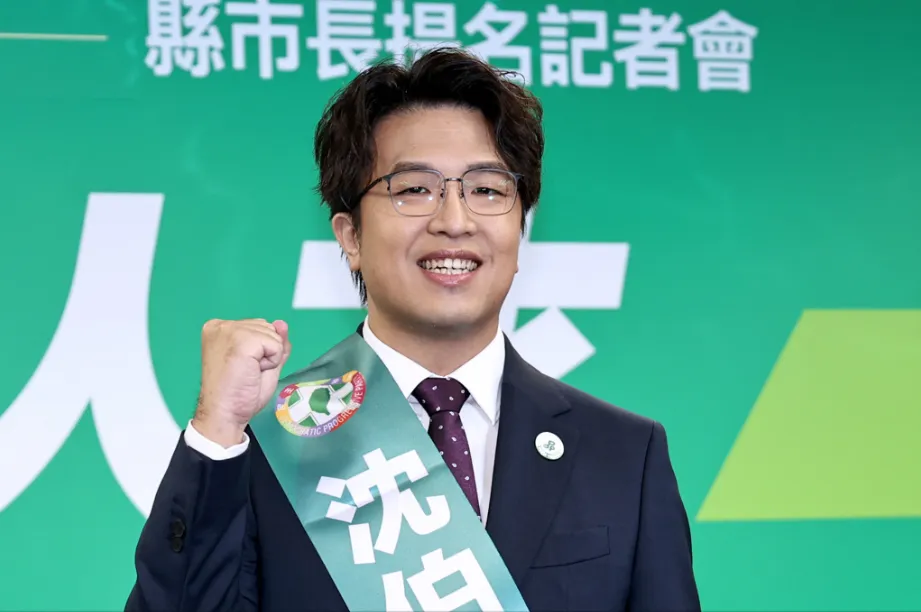 綠委林楚茵盛讚沈伯洋「裴勇俊風」的造型又更帥了。（圖／中時資料照片，黃世麒攝）