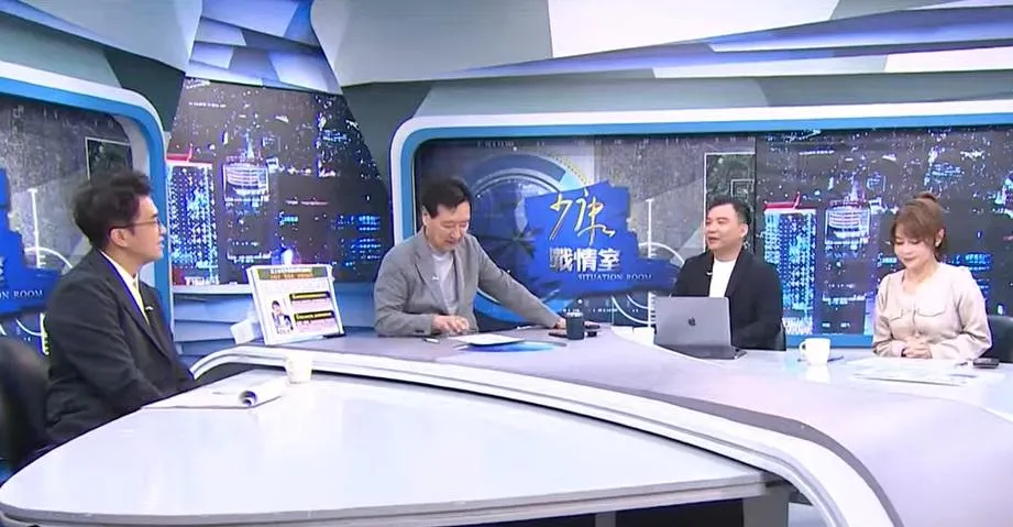 被問及若當選台北市長選是否參加雙城論壇沈伯洋做出回應。(圖/TVBS少康戰情室提供)