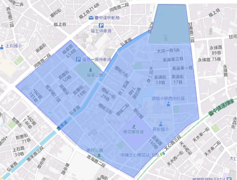 台中市西屯區15日施工停水8.5小時。（圖／翻攝自台灣自來水公司官網）